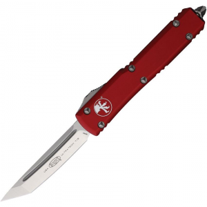 Microtech 1234RD Auto Ultratech Tanto OTF Knife Red Handles