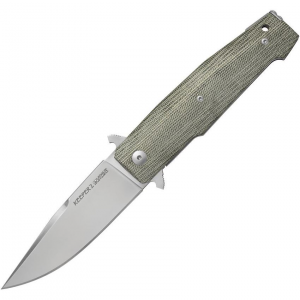 Viper 6000CG Keeper 2 ASLS Lock Stonewash Folding Knife Green Handles