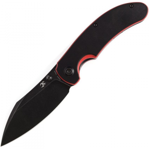 Kansept 1039A2 Nesstreet Knife Black and Red Handles