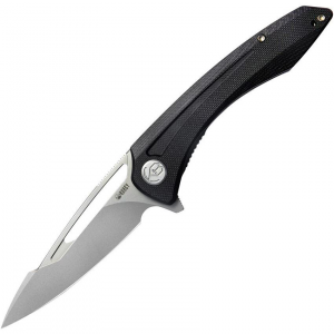 Kubey 345A Merced Knife Black Handles