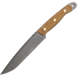 Case XX 50628 Welker Hunter Stonewash Fixed Blade Knife Natural Handles
