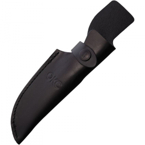 Ontario 203620 Leather Black Sheath for Caping Fixed Blade Knife