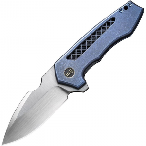 WE 230192 Harpen Framelock Knife Blue Handles