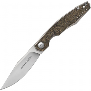 Viper 5970TIFCG Belone Linerlock Knife Gold Carbon Fiber Handles
