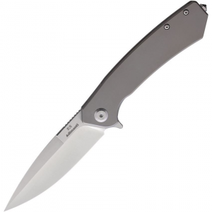 Ganzo 77714 Skimen Framelock Knife Gray Handles