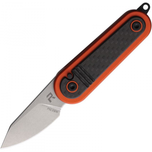 Revo SPRTOR Spirit Button Lock Knife Orange Handles