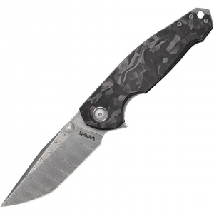 Viper 5980FCM Katla Damascus Knife Carbon Fiber Handles