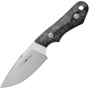 Viper 4038FCM Handy Satin Fixed Blade Knife Dark Matter Carbon Handles
