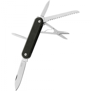 MKM-Maniago Knife Makers MP05MAGBC Malga 5 Magnacut Knife Black Handles