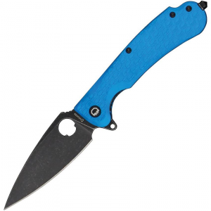 Daggerr RSFBLBW Resident Linerlock Knife with Blue Handles