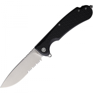 Daggerr WKFBKSWSR Wocket Linerlock Knife with Black Handles
