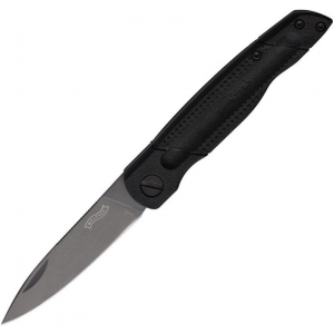 Walther 50849 CSK Slip Joint Gray Knife Black Handles