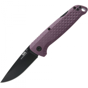 SOG 13110443 Adventure Lockback Knife Purple Handles