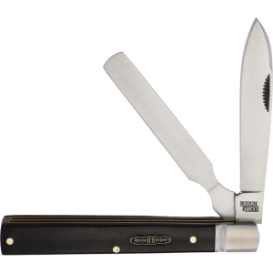 Rough Rider 2561 Bearhead Doctor's Knife Wood Handles