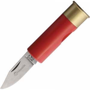 Maserin 70R Shotgun Shell Knife Red Handles
