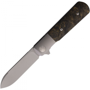 Terrain 365 10716 Otter Flip ATB Framelock Knife Carbon Fiber Handles