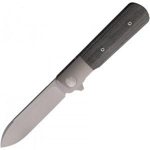 Terrain 365 10713 Otter Flip ATB Framelock Knife Black Handles
