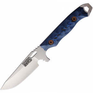 Dawson 48461 Outcast Fixed Blade Knife Black/Blue Handles