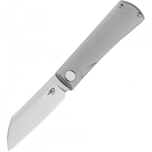 Bestech T2401A Bruv Satin Framelock Knife Titanium Handles