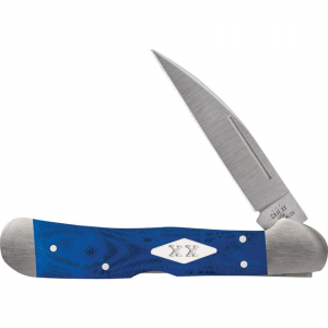 Case XX 16756 Copperlock Knife Blue G10 Handles