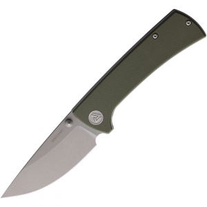 Eikonic 100SGN RCK9 Stonewashed D2 Linerlock Knife Green G10 Handles