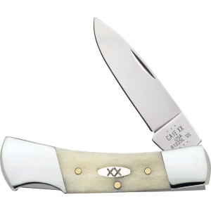 Case XX 13314 Lockback Knife Natural Bone Handles