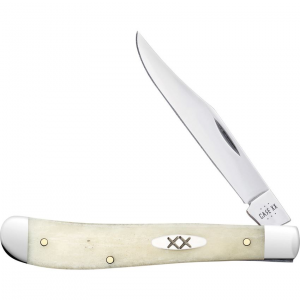 Case XX 13312 Slimline Trapper Knife Natural Bone Handles