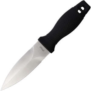 Walther 50866 SKD Double Edge Fixed Blade Knife Black Handles