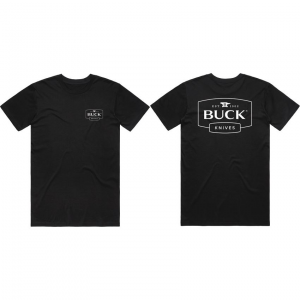 Buck 13873 Logo T-Shirt Black Large