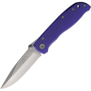 Hard Hat 822PU Lockback Knife Purple Handles