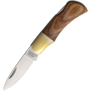 Hard Hat 850SO Small Lockback Knife Wood Handles