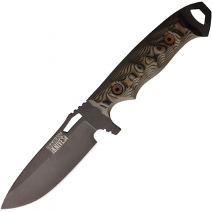 Dawson 16531 Nomad Fixed Black Apocalyptic Blade Knife Camo Ultrex Handles