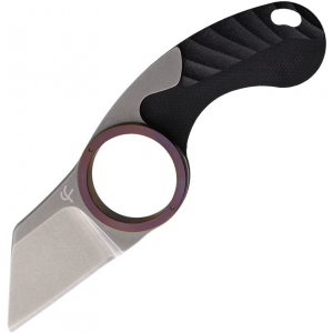 Fred Perrin DGSRDLTM La Griffe Stonewash Folder Knife Shark Brown