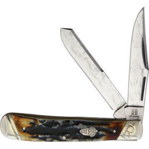 Rough Ryder 2155 Trapper Cinnamon Stag