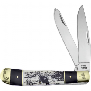 Frost Cutlery & Knives 108BHSBD Deer Trapper Buffalo Horn