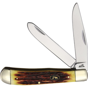 Frost BKH108WABS Blue Tick Trapper Knife Winter Bone Handles