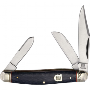 Rough Rider 2344 Stockman Denim Micarta
