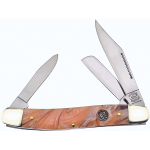 Frost CR066CG Large Stockman Knife with Resin Handle
