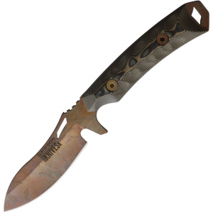 Dawson 15879 Harvester Arizona Copper Fixed Blade Knife Camo Ultrex Handles