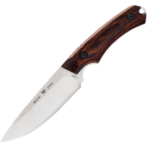 Buck 663WAS Alpha Guide Fixed Blade Knife Walnut Handles