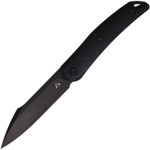 CMB FB01D Kisame Black Stonewash Fixed Blade Knife Black Handles