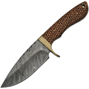 Damascus 1208 Celtic Knot Hunter