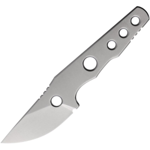 Petrified Fish E13W Bison Stonewahsed Fixed Blade Knife