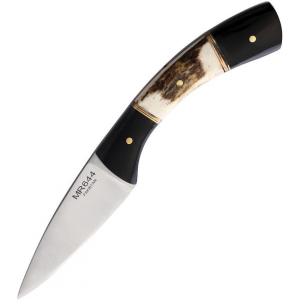 Marbles 644 Stag Satin Fixed Blade Knife Stag Handles