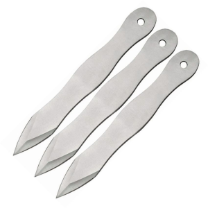 China Made 21116103 Throwing Fixed Blade Knife with Stainless Construction - 3 Piece Set