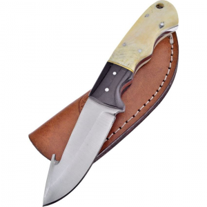 Frost CW016SBBH Guthook Skinner Knife with Bone Handle