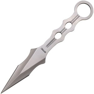 S-TEC S200SL Tactical Throwing Knife with One Piece Satin Finish Stainless Construction