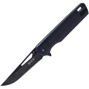 Buck 239BKS Infusion Black Assist Open Knife Black Handles