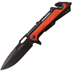 Tac Force Knives 1024BBR Linerlock Knife Assist Open Pakkawood