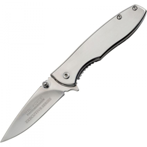 Tac Force 573C Executive Series Assisted Opening Framelock Folding Pocket Knife with Stainless Handles